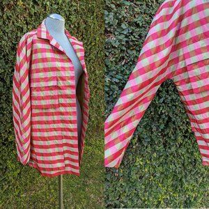 Checkered Galanos Neiman Marcus Jacket